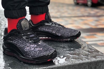 skepta never sleep on tour trainers